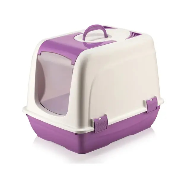 Fly Goo Cat Litter Box, Purple
