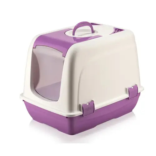 Fly Goo Cat Litter Box, Purple