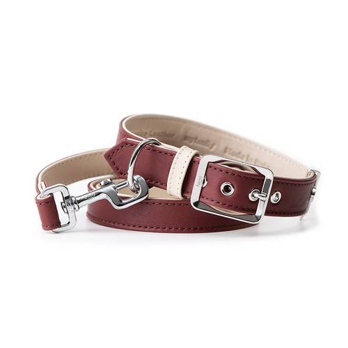 My Family Heritage Brown Leather Collar