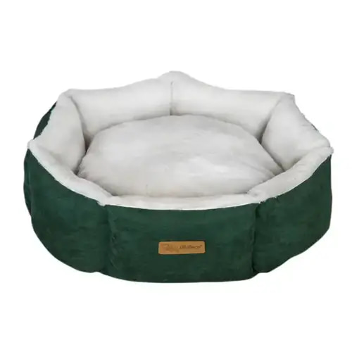 Villain Go Cupcake Round Bed for Cats and Dogs, Green
