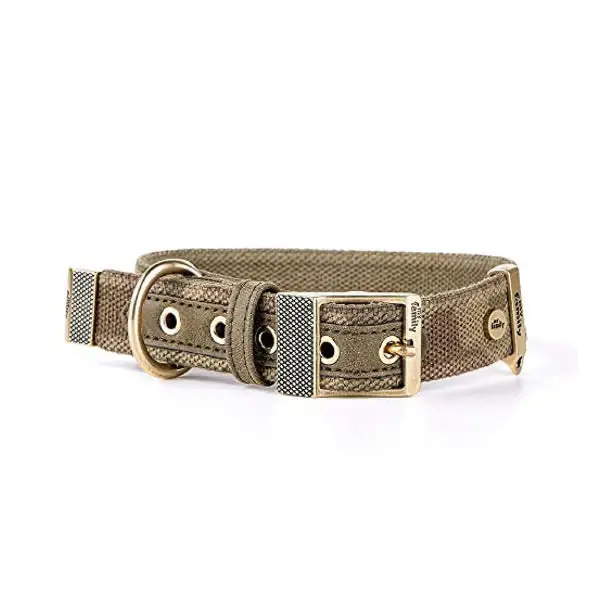 West Point olive green dog collar