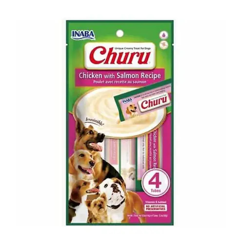Churro Chicken Dog Treats, 4 Salmon Envelopes
