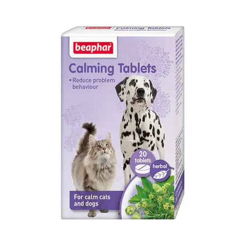 Bephar Calming Tablets for Cats and Dogs, 20 Tablets