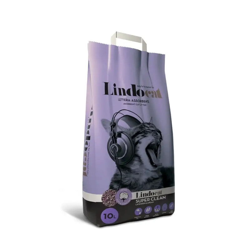 Lindo Cat Super Clean Lavender Scent Cat Litter 10L