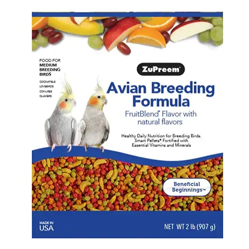 ZuPreem Avian is food for medium-sized birds.