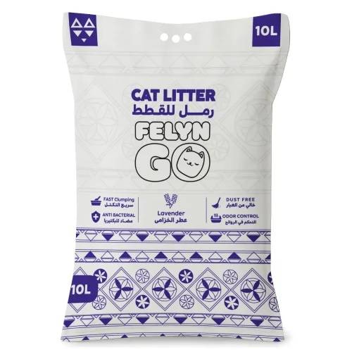 Yellow Go Cat Litter Lavender 10L