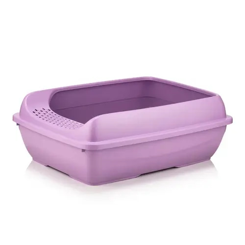 Fly Go Cat Litter Box, Purple