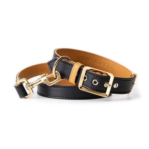 My Family Heritage Black Leather Collar