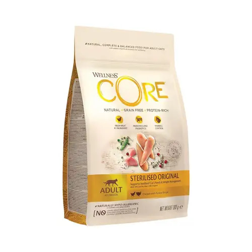 Wellness Core Original Dry Food Chicken with Turkey for Sterilised