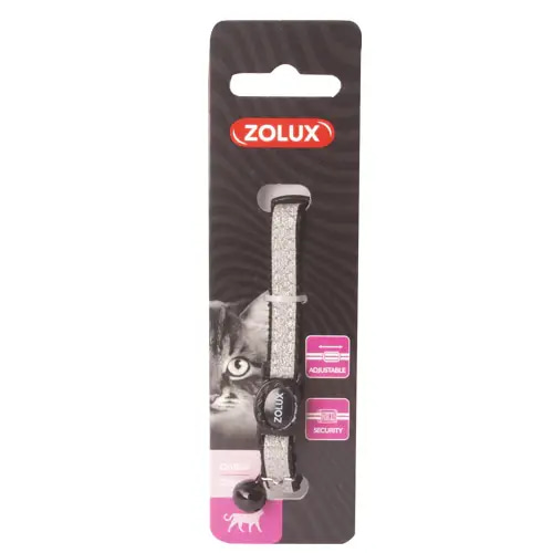 Zolux Glossy Collar, Black Nylon