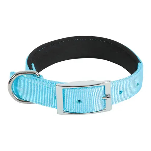 Zolux Comfort Soft Nylon Collar, Turquoise for Dogs