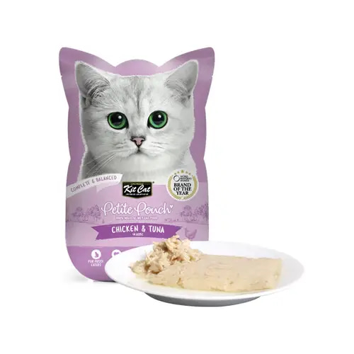 Kit Kat Petit Complete Food Chicken and Tuna in Jelly Wet Cat Food