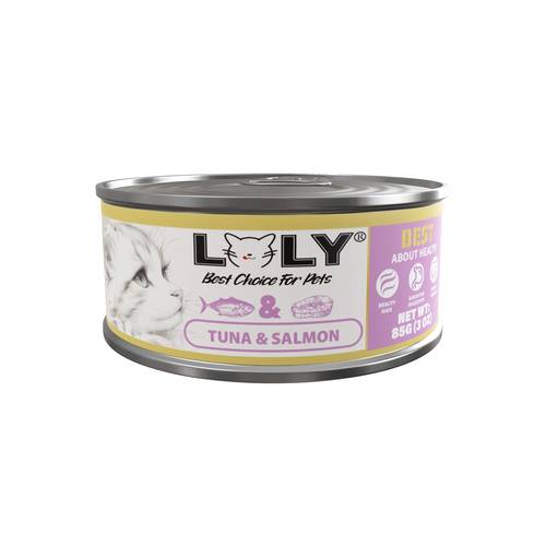 Tuna and Salmon Wet Cat Food 85g - Lolly Cat