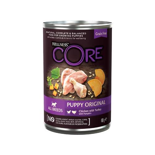 Wellness Core Wet Food Chicken with Turkey for Puppies 400g