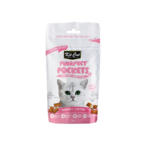 Kit Cat Purrfect Pockets - Hairball Control 60g