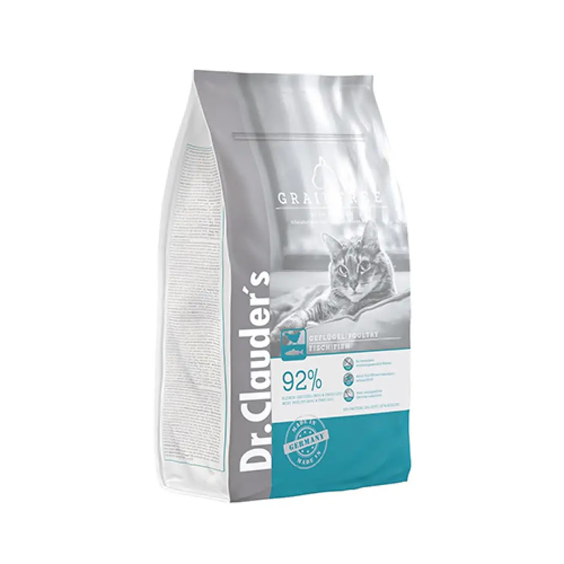 High Premium Chicken & Fish Flavor Dry Cat Food - Dr. Clauder