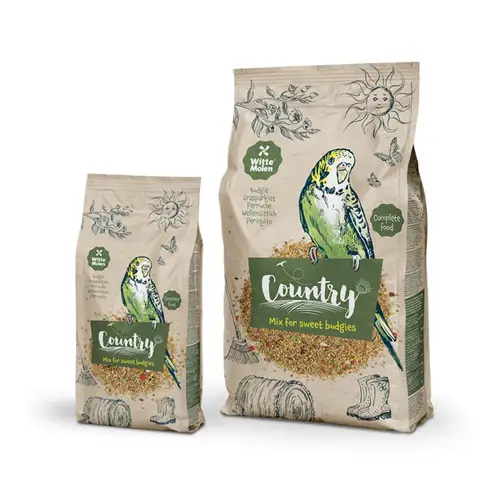 Wet Mullen Country Seed Mix Food for Budgies