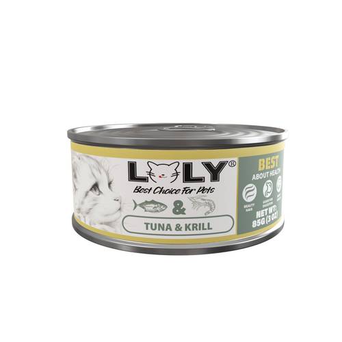 Tuna with Krill Wet Cat Food 85g - Lolly Cat