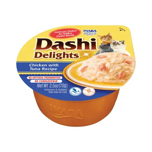 INABA Dashi Delight Cups Chicken with Tuna 70g