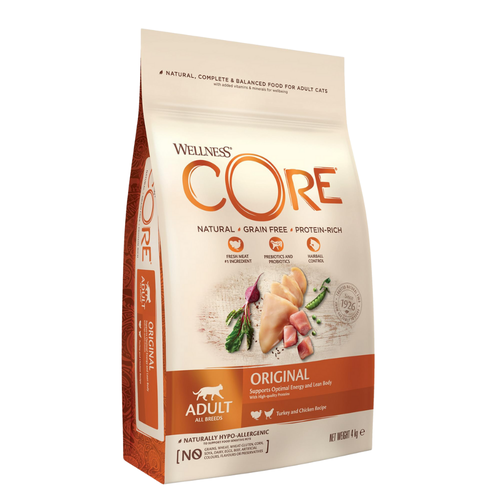 Wellness Core Original Dry Food Turkey with Chicken for Cats