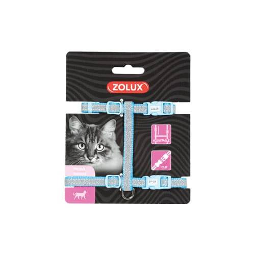 Zolux cat vest, nylon, glossy blue
