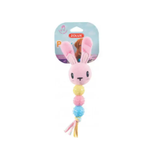 Zolux Pink Bunny Puppy Toy