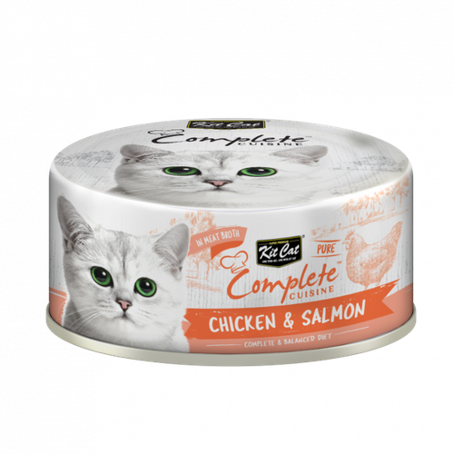 Kit Cat Complete Cuisine Chicken & Salmon 70g
