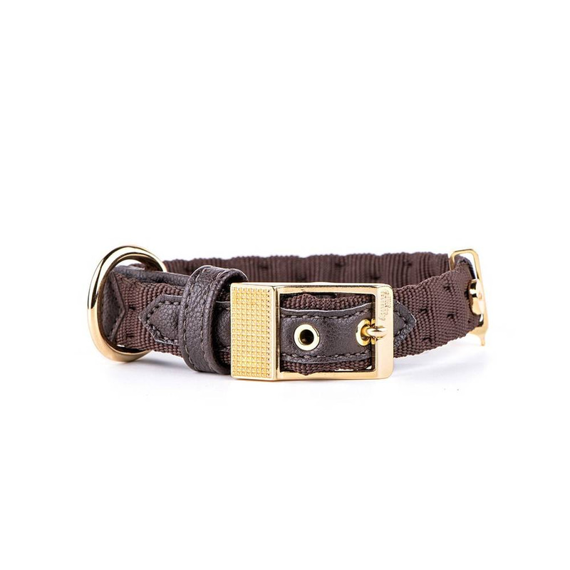 My Family Milan Brown Nylon Collar