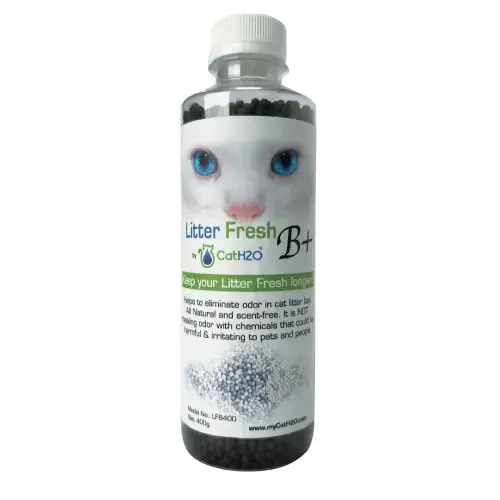 رمل القطط H2O، عبوة خرز منعش 400 غرام