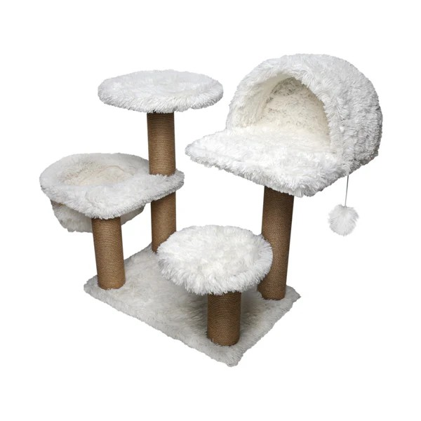Flyn Go Two-Story Cat Bed, Treehouse, and Scratcher