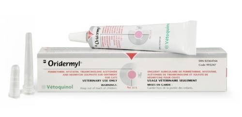 Oridermyl Ear Ointment for Dogs & Cats 10g