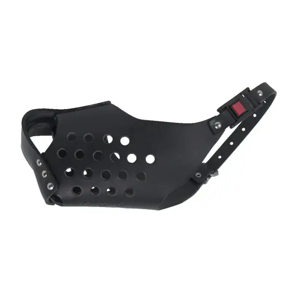 Zolux Dog Mask, Black Leather, Size 2