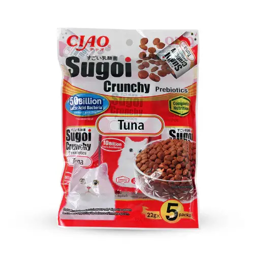 Siao Sujoy Crunchy Dry Cat Food Tuna Flavor 110g