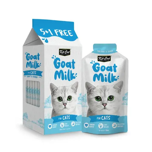 Kit Cat Goat Milk For Cats 300ml ( 6 X 50ml )