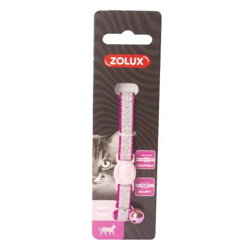 Zolux Shiny Collar Nylon Pink