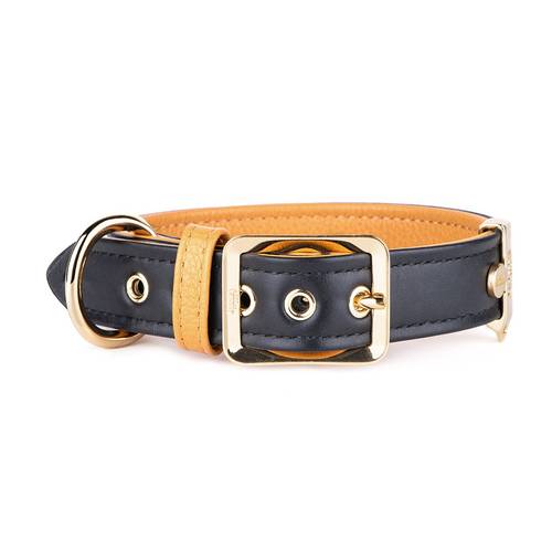 My Family Heritage Black Leather Collar