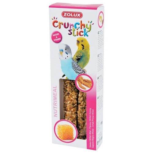 Zolux Crunchy Parakeet Treat Sticks with Millet and Honey 85g