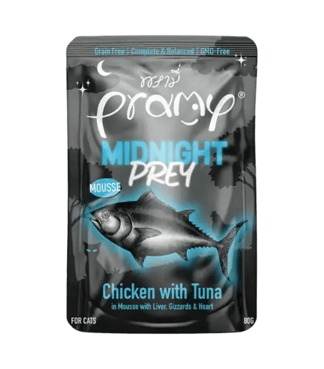Chicken and Tuna Mousse Wet Cat Food 80g – PRAMY