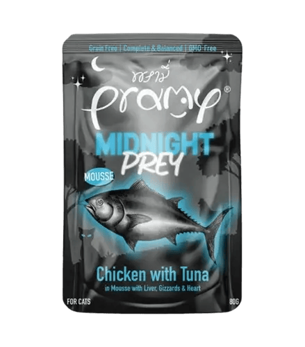 Chicken and Tuna Mousse Wet Cat Food 80g – PRAMY