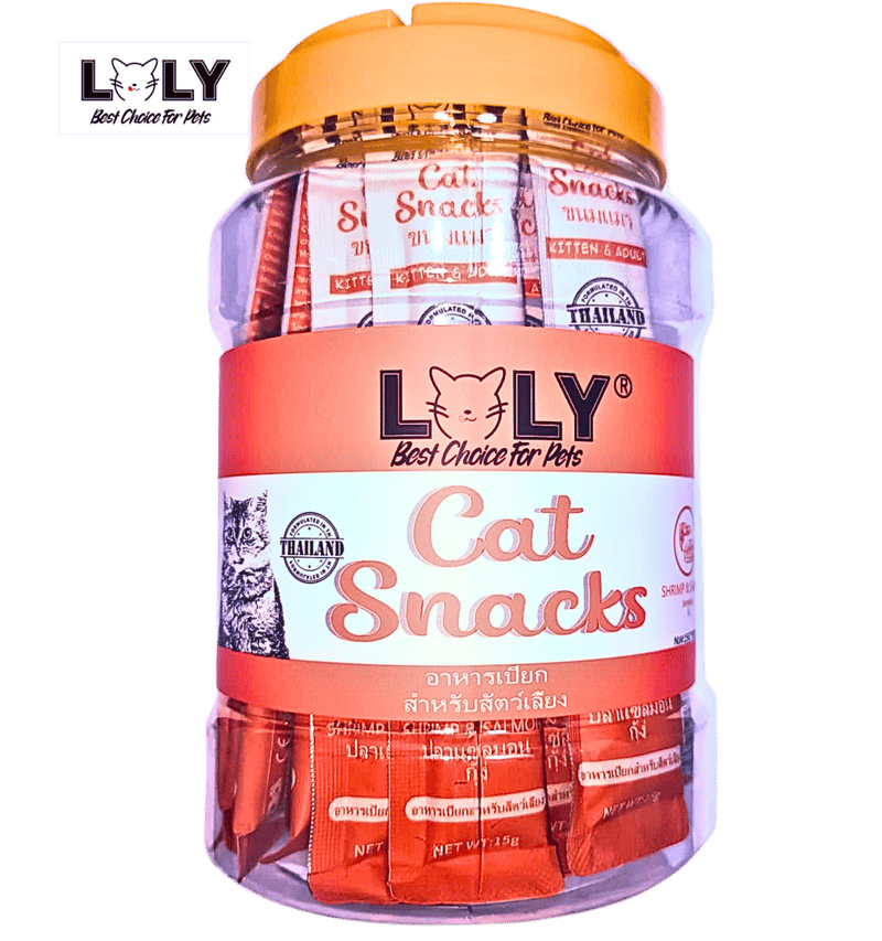 Lolly Cat Salmon & Shrimp Treats (30 x 15g)