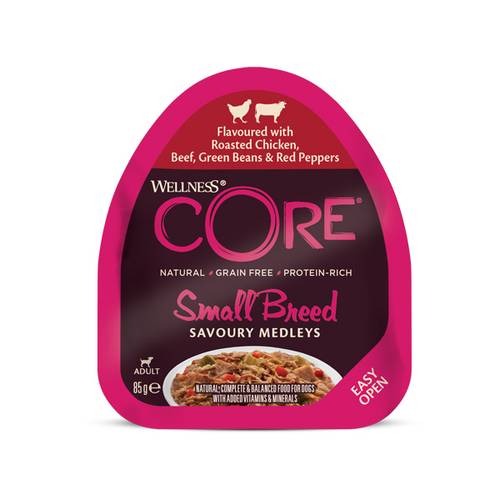 Wellness Core Wet Food Chicken & Beef for S Breed Dogs 85g
