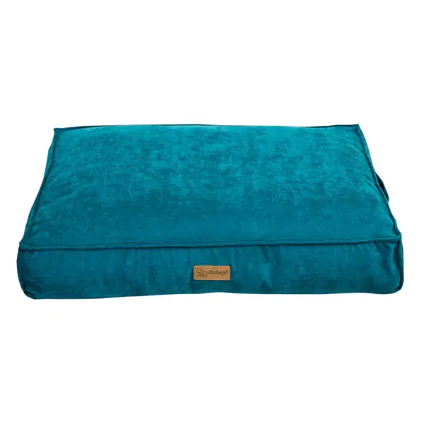Villain Go Plus Soft Rectangular Open Bed for Cats and Dogs, Sky Blue