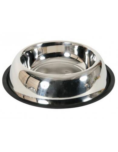 Zolux Round Non-Slip Stainless Steel Eating Bowl