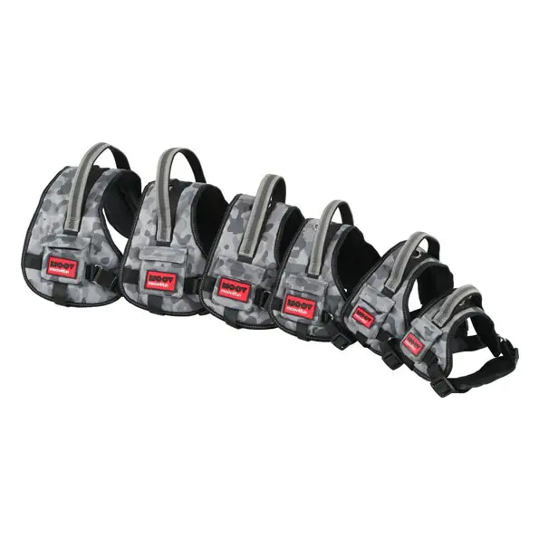 Zolux Camouflage Grey Comfortable Adjustable Harness for Dogs