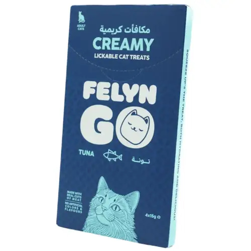 Felyn Go Creamy Lickable Treats Tuna Sachet 4x15g