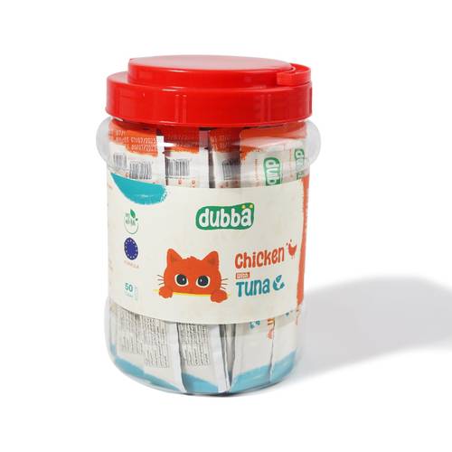 Chicken and Tuna Cat Treats 15g*50 - Doba