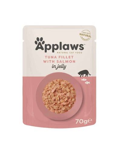 Tuna and Salmon Jelly Wet Cat Food 70g - Applawz