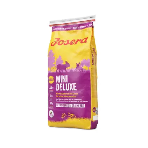 Lamb-flavored dry food for adult dogs - Josera Mini Deluxe