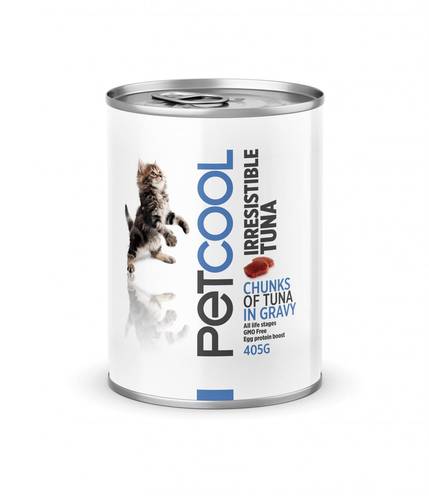 PETCOOL IRRESISTIBLE TUNA 405G