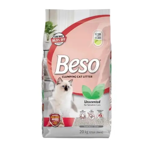 Beso clumping cat litter unscented